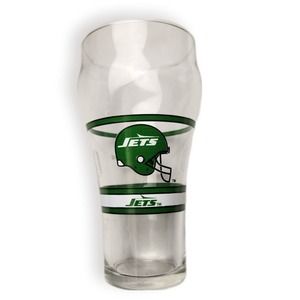 New York Jets Coca-Cola Libbey Glass